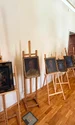 Ceremonia oficială de predare către autoritățile italiene a zece opere de artă recuperate de autoritățile române (© Muzeul Municipiului București)