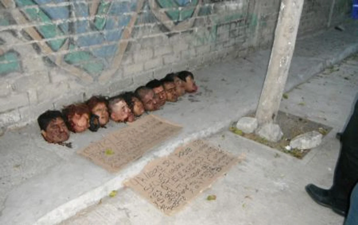 
    Cei 10 traficanţi au fost decapitaţi de membrii unui cartel rival de traficanţi de droguri (foto:Reuters)  