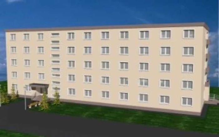 Aşa va arăta blocul de locuinţe sociale. FOTOnewsbv.ro.