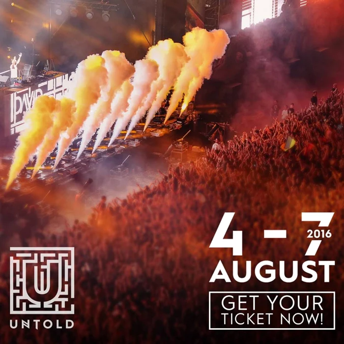 Festivalul Untold 2016 va avea loc între 4 şi 7 august.