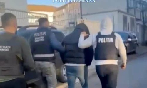 Hoțul seifului cu bani și bijuterii din Mediaș, prins de polițiști. Prejudiciul real: 375.000 de euro FOTO: Poliția Română/Ora de Mediaș