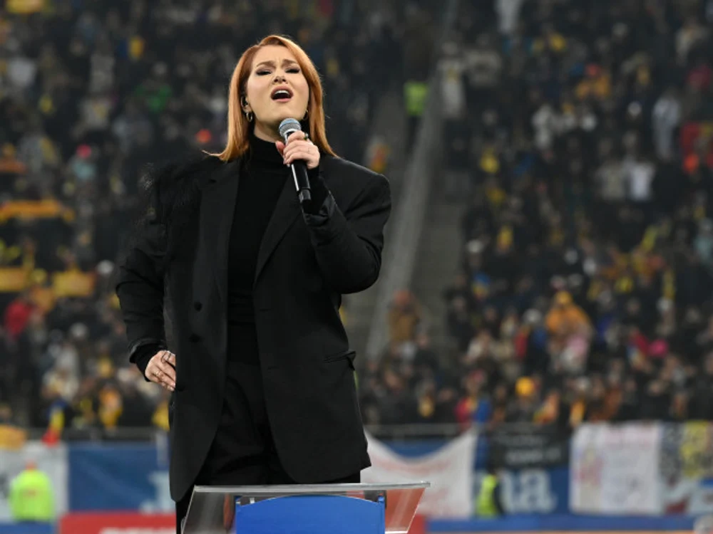 Feli Donose a cântat Imnul României pe Arena Națională 