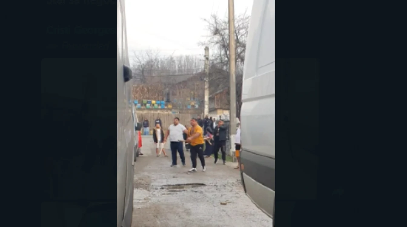 scandal cu bate în Prahova