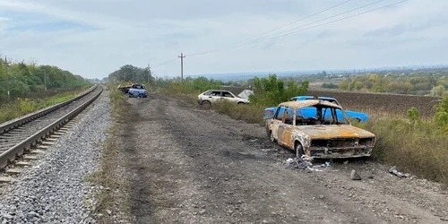 Convoi de civili atacat in regiunea Harkov FOTO SBU jpg