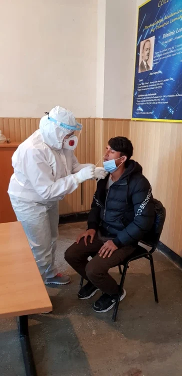 Centru de carantină pentru migranţi de la liceul CFR din Timişoara