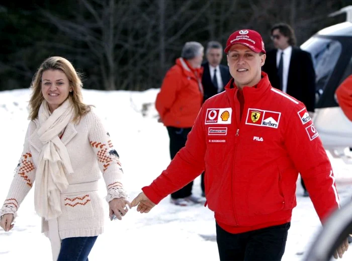 Michael Schumacher și soția lui, Corinna, mergeau anual la schiFOTO: EPA