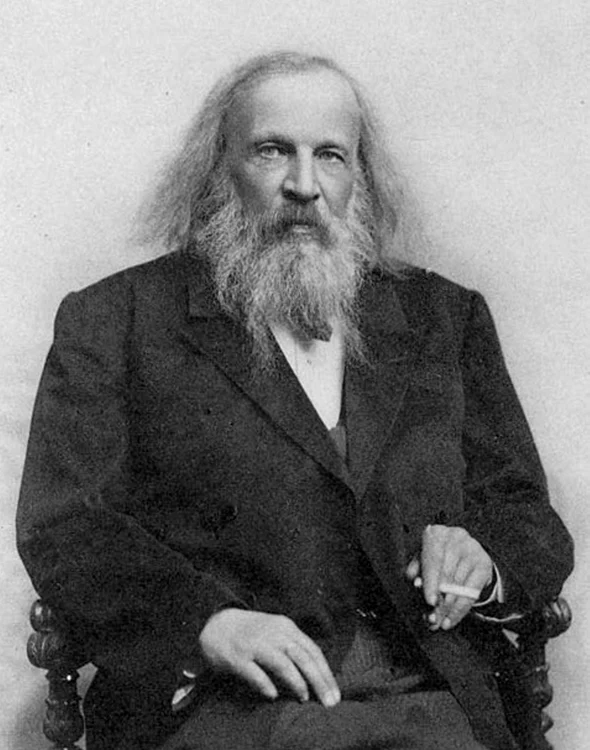 Dmitri Mendeleev, părintele tabelului periodic al alementelor chimice. Foto arhivă