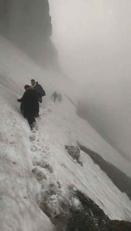 Ozana a trecut prin clipe groaznice pe Vârful Omu