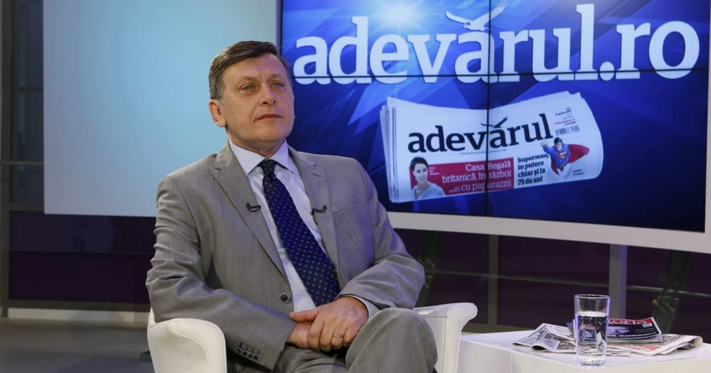 Crin Antonescu, preşedintele Senatului şi copreşedintele USL FOTO David Muntean