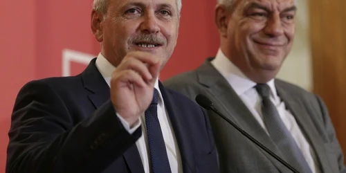 Liviu Dragnea si Mihai Tudose. Foto Inquam Photos / Octav Ganea