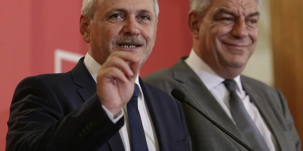 Liviu Dragnea si Mihai Tudose. Foto Inquam Photos / Octav Ganea