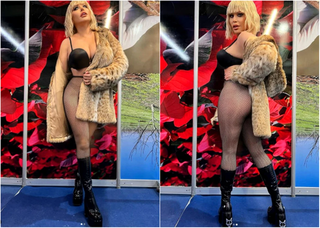 Așa l-a așteptat Loredana Groza pe Moș Nicolaefoto: Instagram