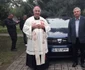 Loganul cu care a circulat Papa Francisc a ajuns la Timişoara FOTO Ştefan Both