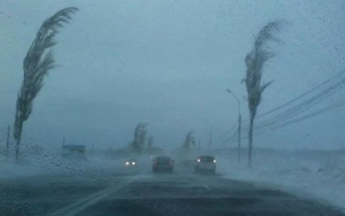 Vântul va sufla cu putere şi va avea la rafală viteze de 55 - 60 km/h. Foto: Arhivă