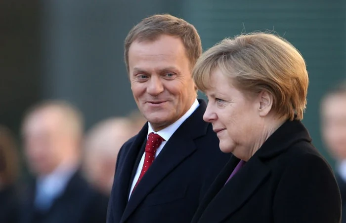 Donald Tusk şi Angela Merkel FOTO wiadomosci.pl