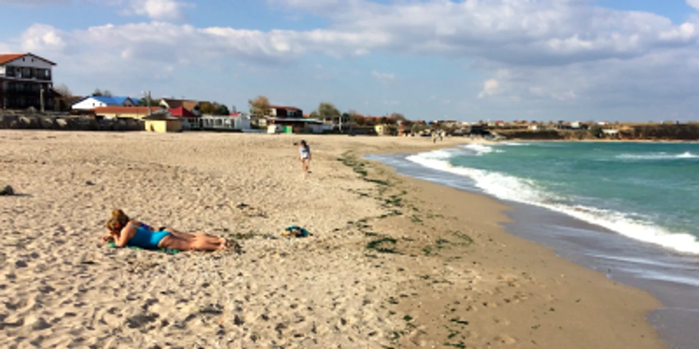Plajă în octombrie, pe plaja din Vama Veche Foto Sînziana Ionescu