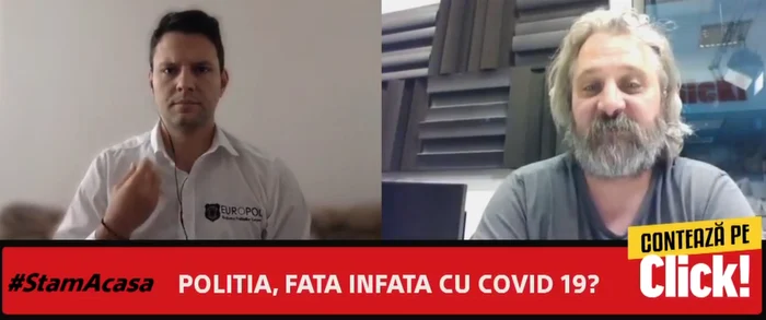 
    Cosmin Andreica, liderul Sindicatului polițienesc „Europol”, a vorbit live la „Contează pe Click!”foto: Click!  
