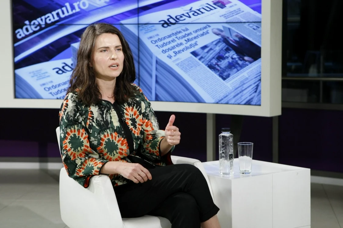 Oana-Maria Bogdan, membră în Biroul Naţional al PLUS. FOTO Eduard Enea
