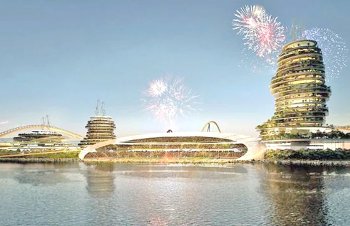 Complexul se va construi  pe o insulă artificială  din Emiratele Arabe  Unite şi va fi deschis  în ianuarie 2015