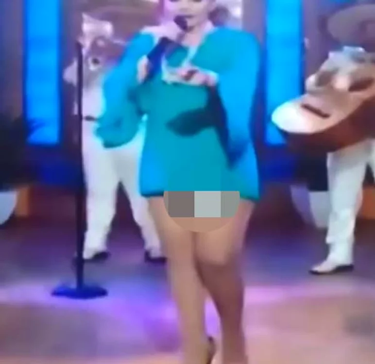 Patriciei Navidad i-a picat absorbantul în timp ce cânta pe scenă Foto: Captură Youtube