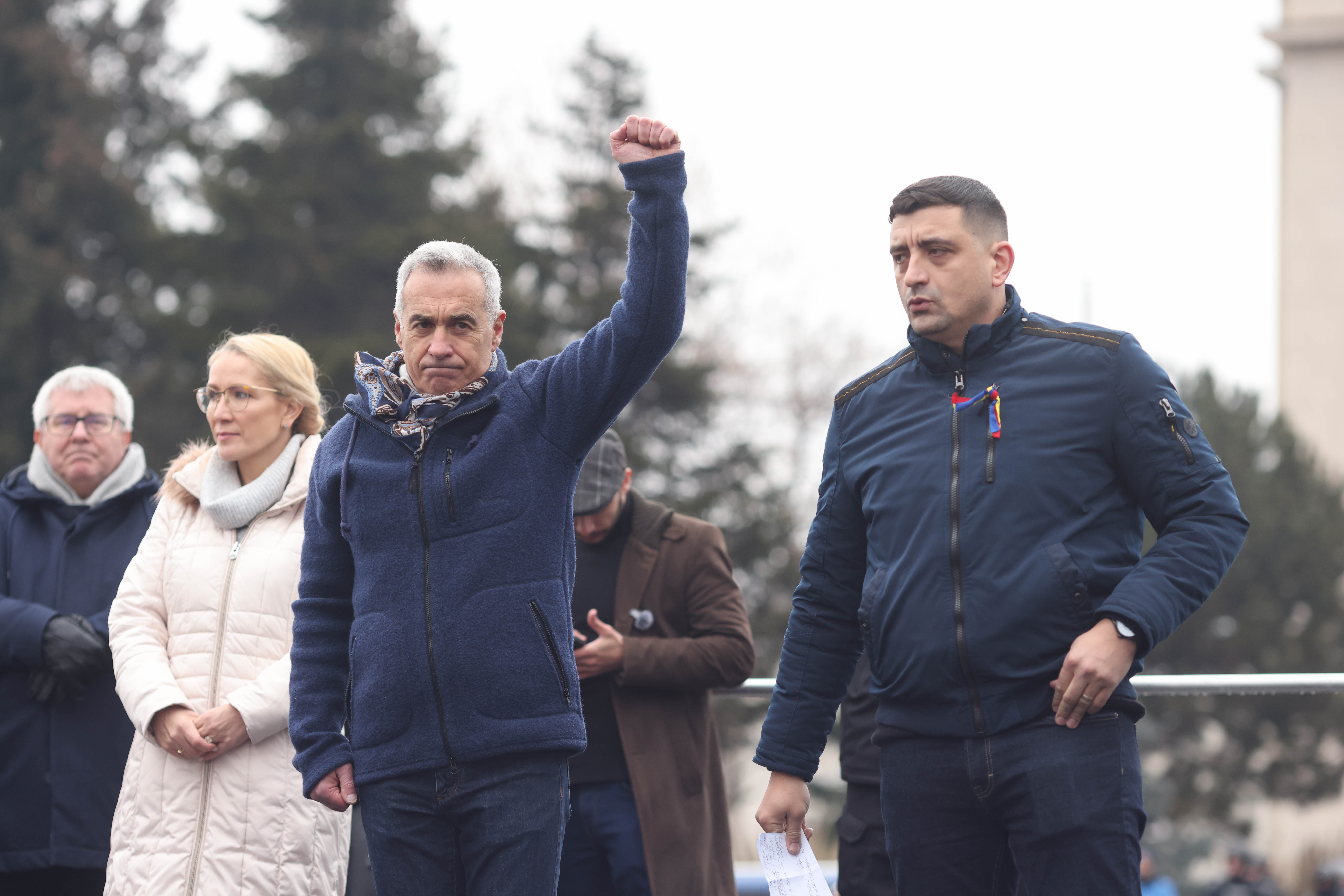 Călin Georgescu și George Simion / foto: INQUAM