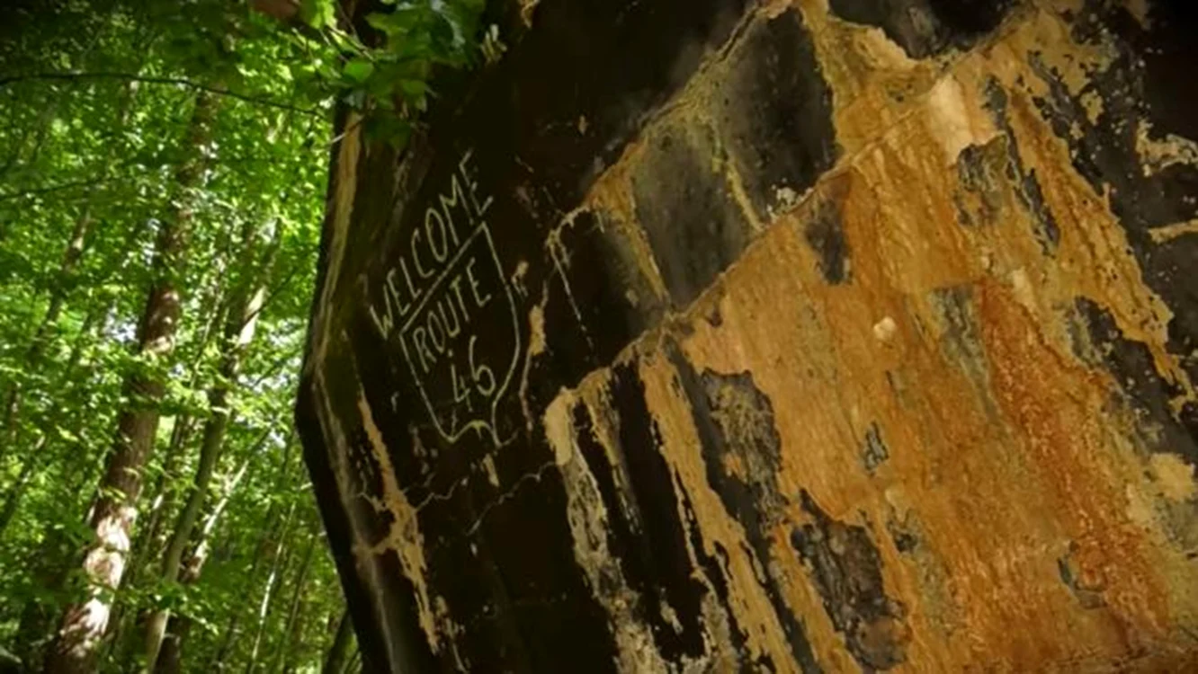 Ruta 46, marea ambiție a lui Hitler, niciodată finalizată. Foto: captură video 