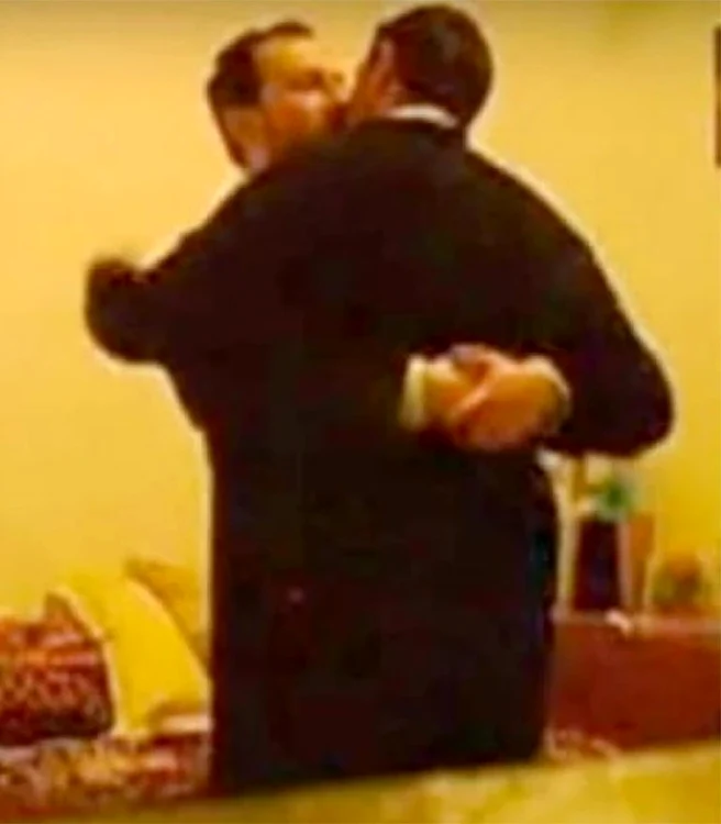 Captură video din imaginile cu episcopul Corneliu Bârlădeanu