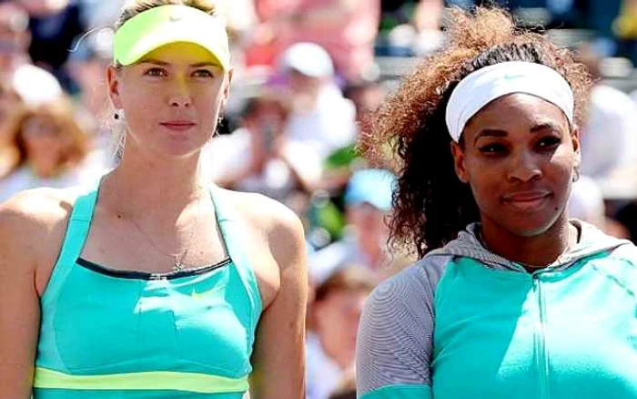 Maria Şarapova şi Serena Williams