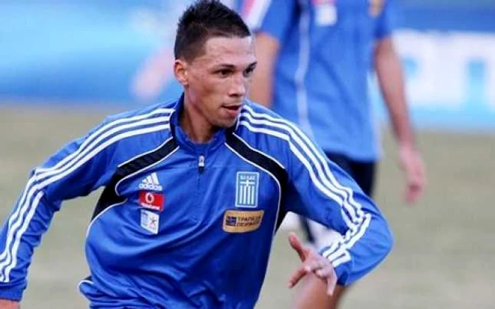 Jose Holebas, jucător din naţionala Greciei FOTO footballhellas.com