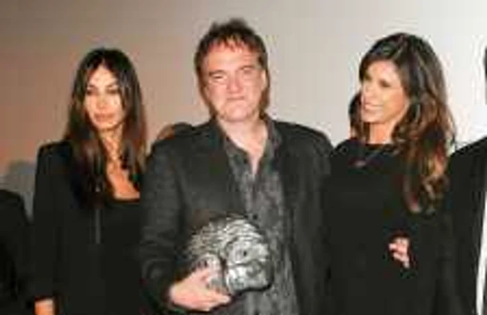 Mădălina Ghenea, Quentin Tarantino şi Elisabetta Canalis, la festivalul Los Angeles Italia-Film FOTO Photoland/Wenn