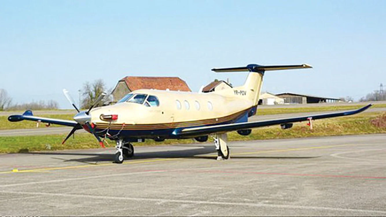 
    Aeronava omului de afaceri, un Pilatus PC-12, poate costa până la 4,3 milioane de dolariFoto: EPA-EFE  