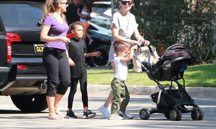 *EXCLUSIVE* Ellen Pompeo takes her kids to a pony ride jpeg