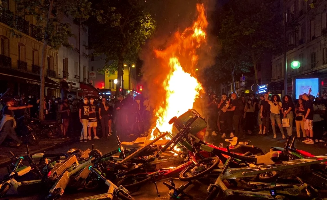 Proteste antirasiste la Paris FOTO AFP / Mohammad Ghannam