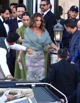 Regina Rania la nunta lui Jeff Bezos