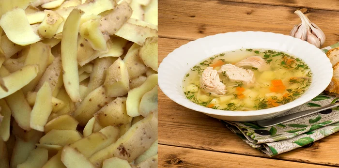 Cojile de cartofi pot fi ingredientul secret al supei