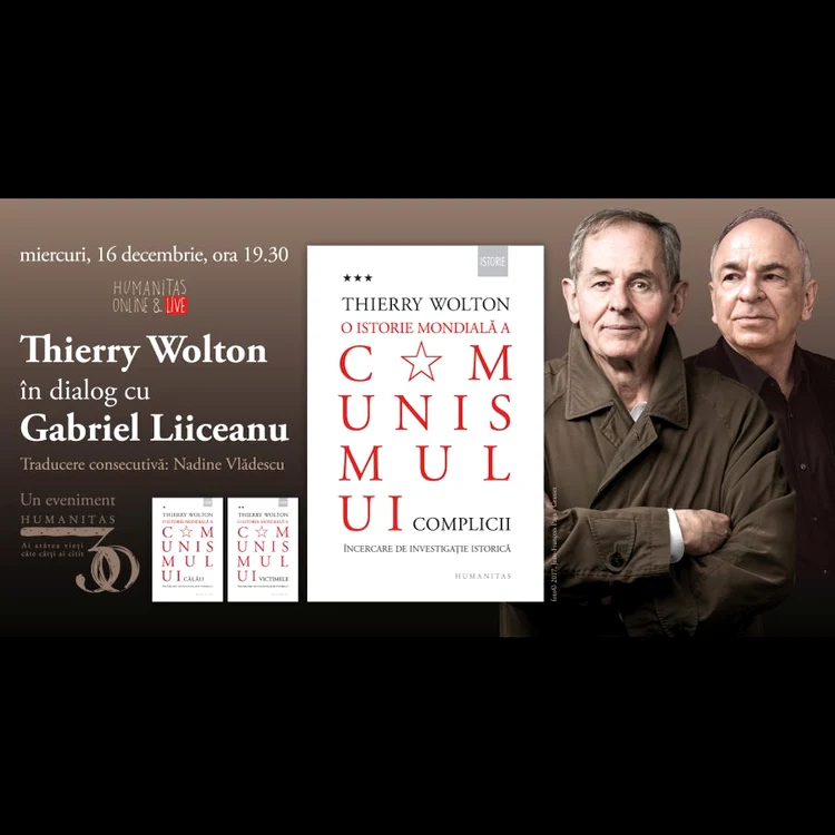 Thierry Wolton în dialog cu Gabriel Liiceanu despre „Complicii” jpeg