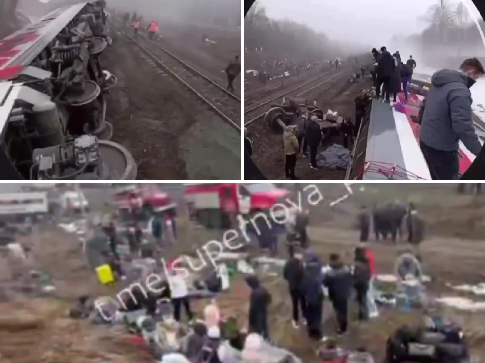 Accident feroviar în Rusia: un tren a deraiat în regiunea Ulyanovsk. Cel puţin 22 de răniți