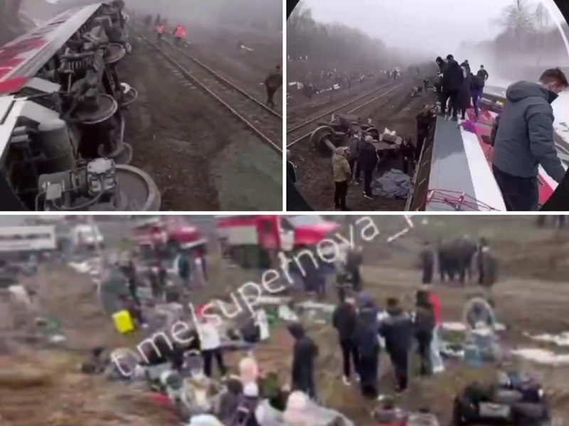 Accident feroviar în Rusia: un tren a deraiat în regiunea Ulyanovsk. Cel puţin 22 de răniți