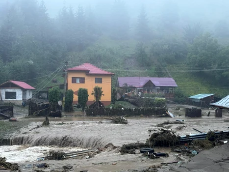 Inundații Suceava Foto: IGSU