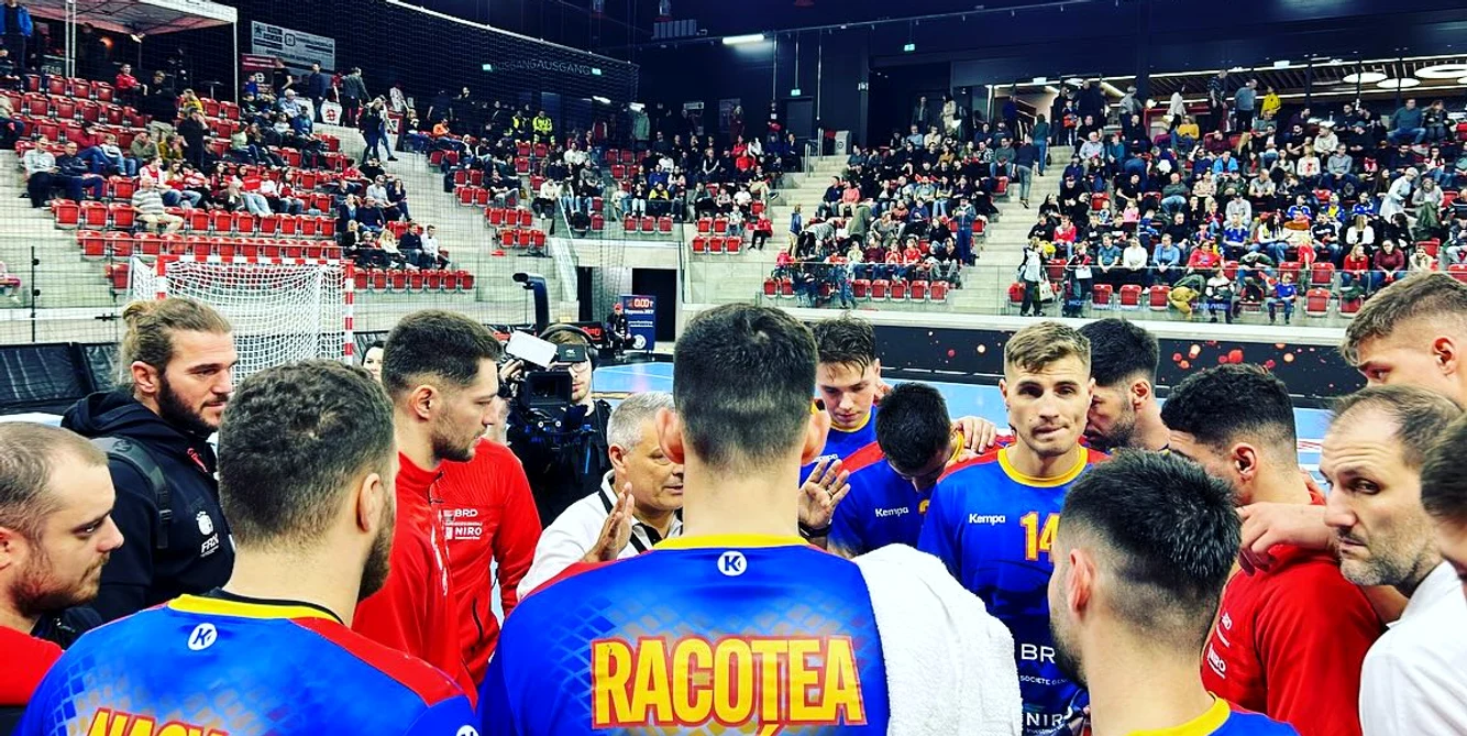 România s-a sufocat în a doua repriză contra Austriei. Foto Facebook FRH