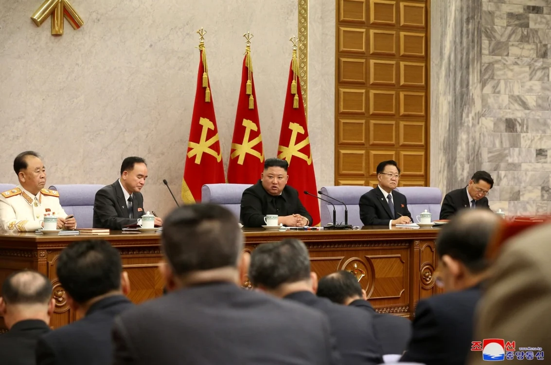Kim Jong-un la Congresul Partidului Muncitoresc februarie 2021 FOTO EPA-EFE