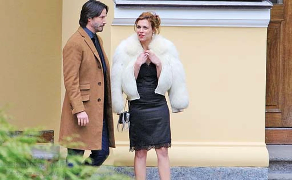 
    Keanu Reeves  și Ana Ularu s-au înțeles de  minune pe  platourile  de filmareCredit foto: Keanu Russian Club / Photo Fuzeeva   