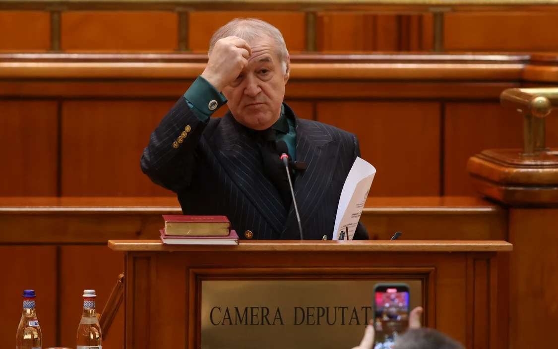 Gigi Becali, în Parlamentul României