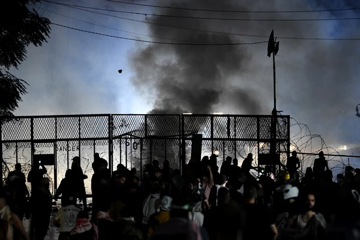 Protest în apropierea ambasadei SUA din Beirut. FOTO EPA EFE
