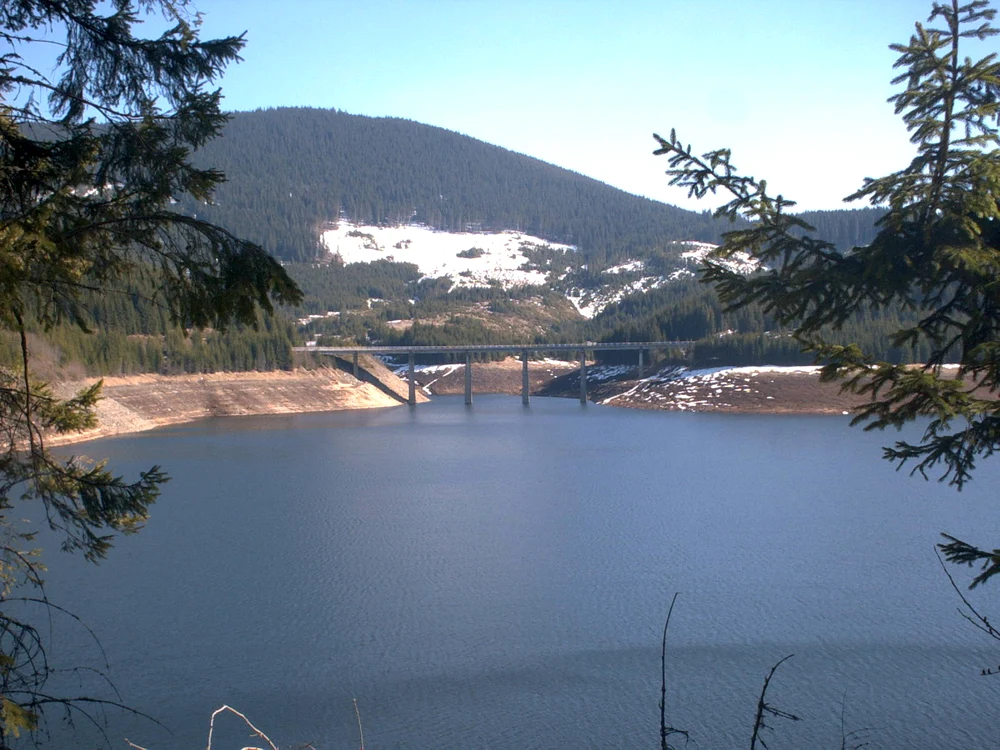 Lacul Oaşa. Centralele hidroelectrice sunt cele mai profitabile investiţii în producţia de energie nepoluantă.