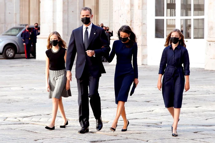 Infantele Leonor și Sofia sunt la fel de grațioase ca și mama lor, regina LetiziaFoto: Getty Images