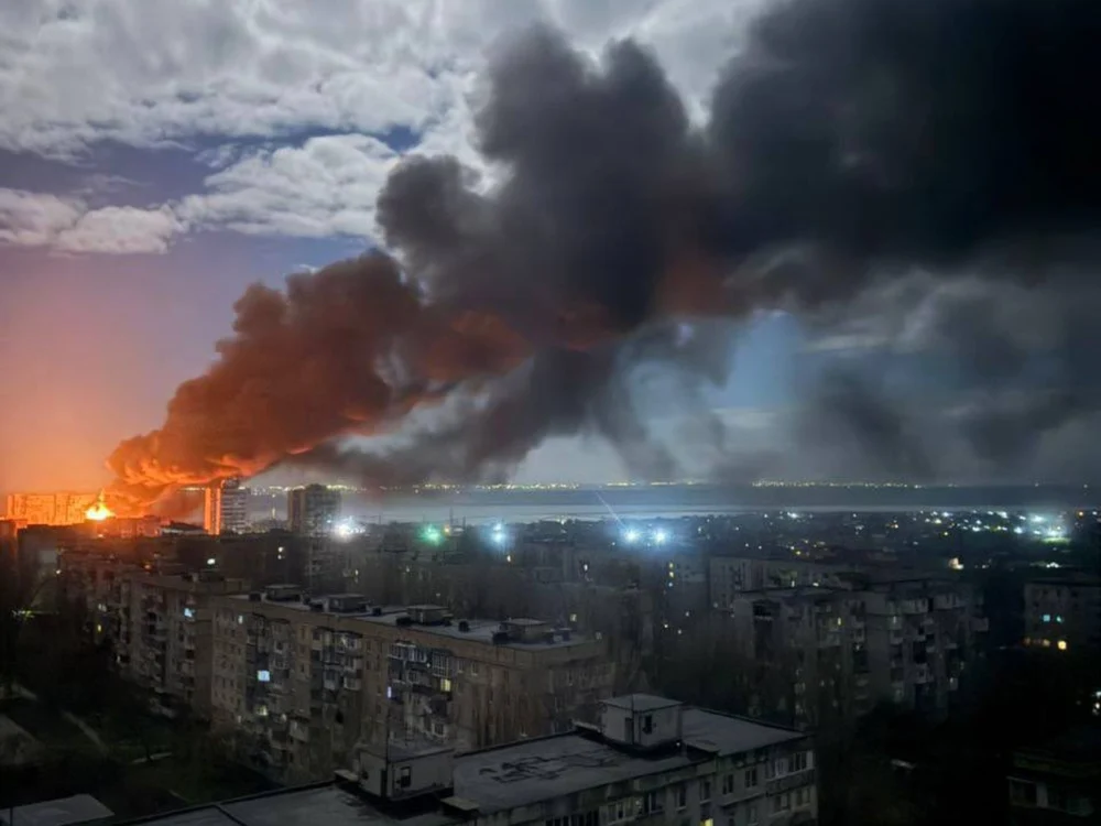 Explozii și incendii la Odesa, după ce Rusia a lansat un atac masiv cu drone asupra infrastructurii energetice. Peste 90.000 de ucraineni au rămas fără curent electric