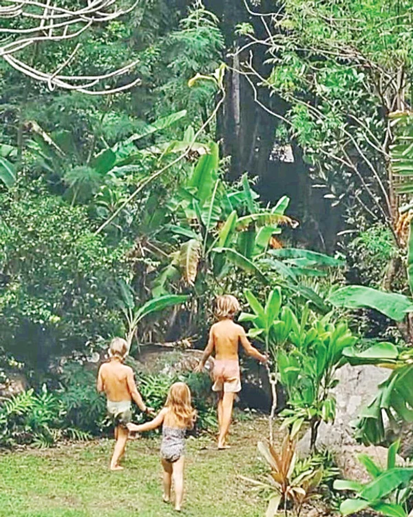 
    Micuţii familiei au învăţat  să îşi culeagă singuri hrana  