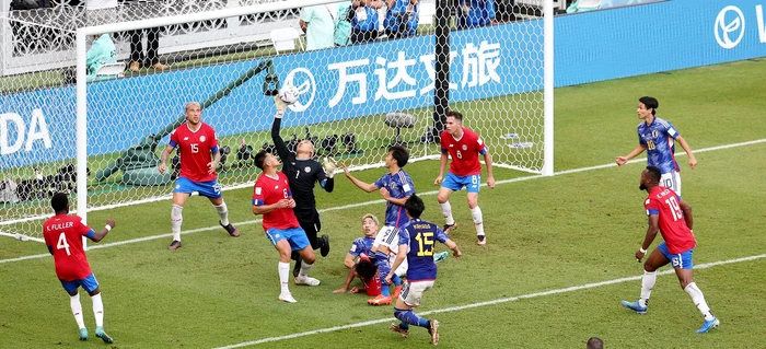 Keylor Navas a făcut minuni în fața echipei Japoniei. Foto Getty Images