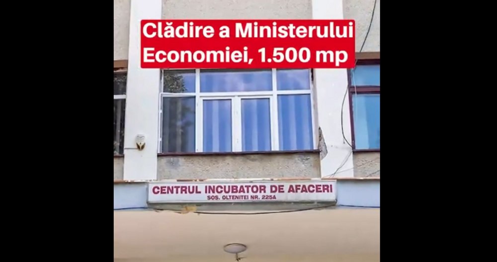 Ministerul Economiei „a încasat” zero lei, timp de 18 ani, din chiria unei clădiri unde funcționau firme private. Miruță: „Mi s-a spus să nu sparg buba”